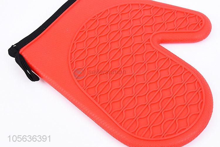 Fashion 118g Silicone Heat Resistant Gloves Oven Mitts BBQ Baking Gloves