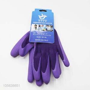 Factory directly sell latex coated polyester gloves work gloves