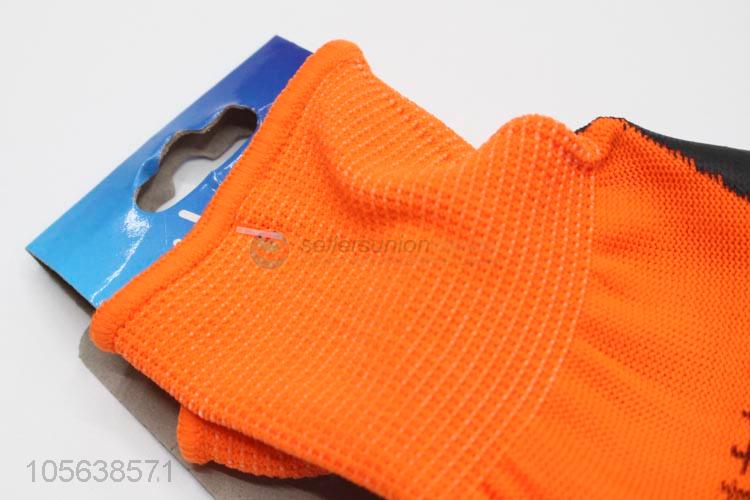 China maker latex work gloves protective safety gloves