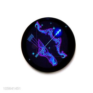 Popular design round printed acrylic Sagittarius fridge magnet