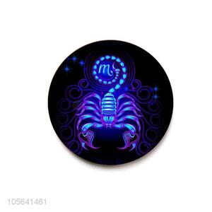 Professional suppliers round shaped custom PMMA Scorpius fridge magnets