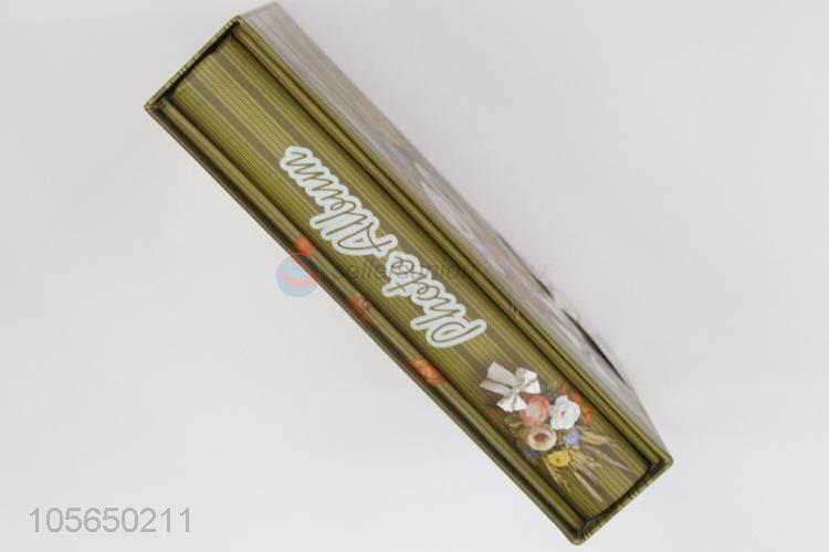 Popular Wholesale Flower Pattern Cover Scrapbook Photo Album Memory Book