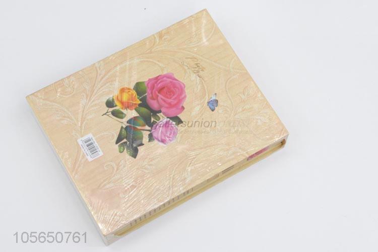 Eco-friendly Flower Pattern Cover Plastic Photo Collection Album