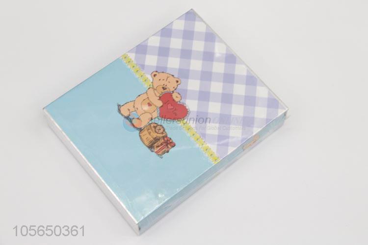Excellent Quality Bear Pattern Cover Plastic Photo Collection Album