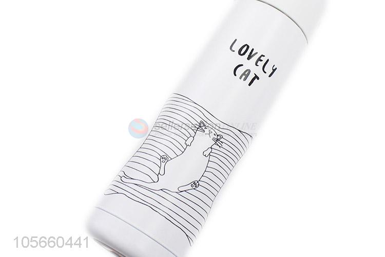 Fashion Lovely Cat Pattern Stainless Steel  Thermos Bottle