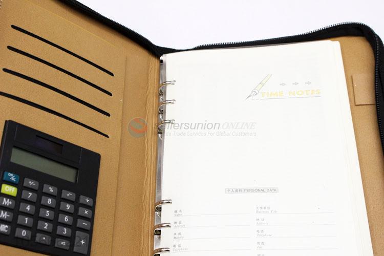 Fashion Style Office School Supplies Business Notepad with Calculator