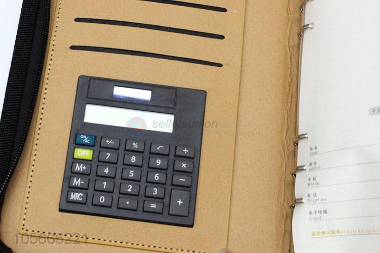 Fashion Style Office School Supplies Business Notepad with Calculator