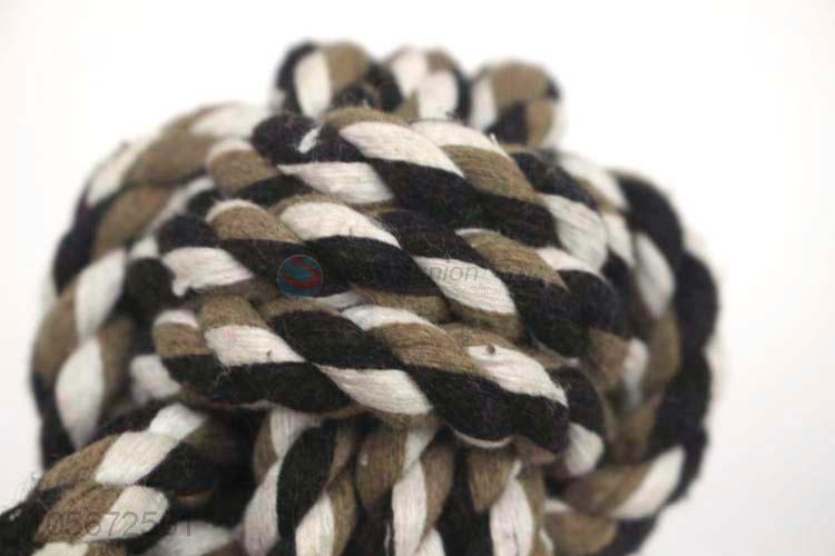 Low Price Dog Cotton Rope Ball Toy Pet Dogs Cats Training