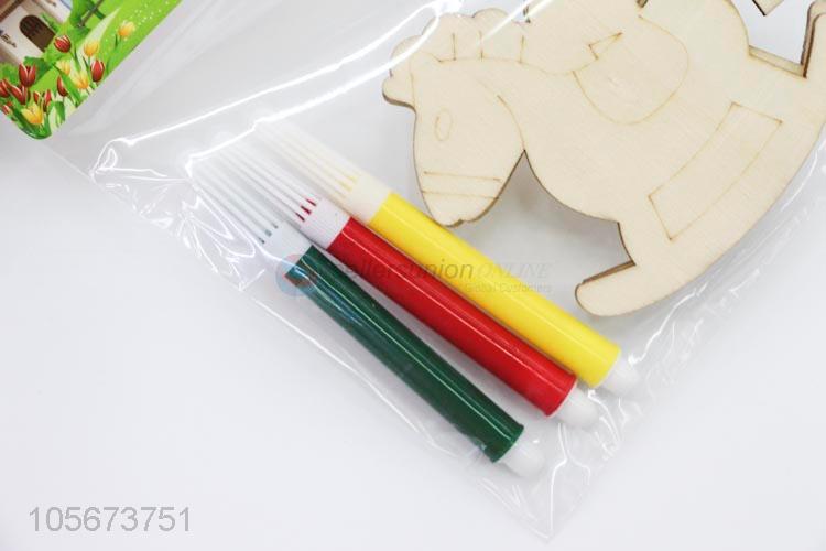 Good Quality DIY Coloring Wooden Craft Kit