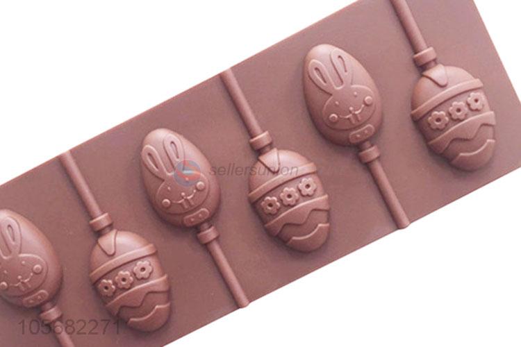 Non-Stick Silicone Candy Lollipop Baking Molds Chocolate Mold