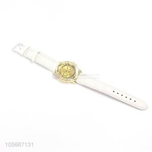 Top Quality Alloy Watche With PU  Leather Watchband