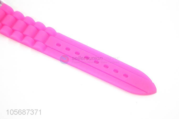 New Style Alloy Watche With Silicone Watchband For Women