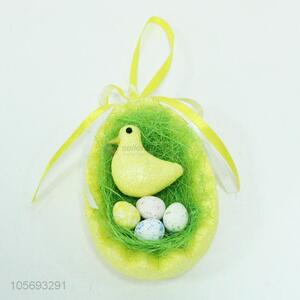 Low price Easter decoration foam eggs with duck