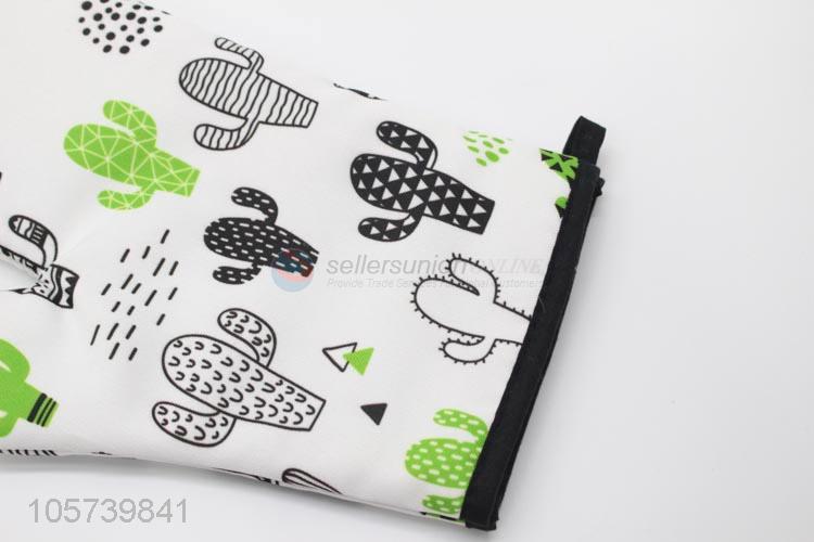 Fashion Design Cactus Pattern Thickening High Temperature Oven Glove Microwave Oven Mitt