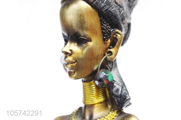 Bottom Price Art Crafts Beautiful African Woman Statue with Baby