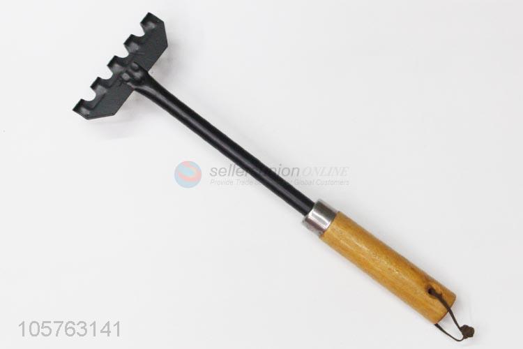 Factory customized mini garden hand tool iron rake