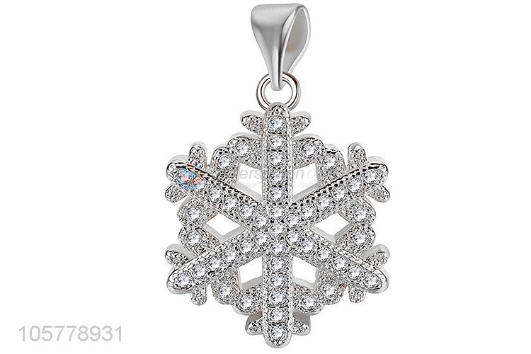 Good Sale Fashion Snowflake Shape Pendant Best Necklace Accessories