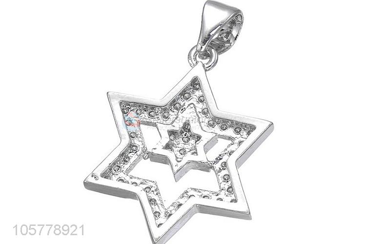 Wholesale Hollow Out Star Pendant Fashion Jewelry Accessories