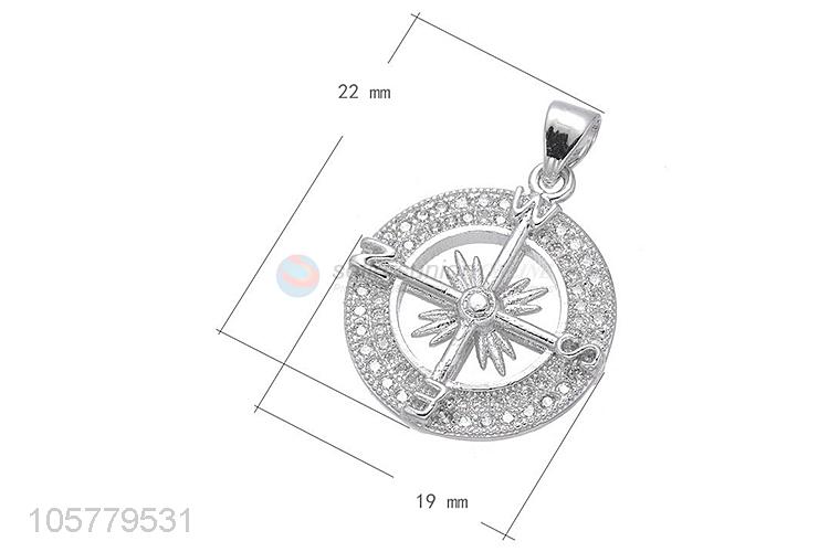 Hot Selling Copper Necklace Pendant Fashion Inlay Zircon Accessories