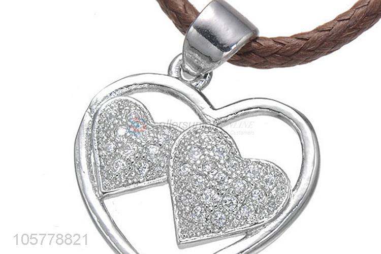 New Design Hollow Out Heart Shape Necklace Pendant