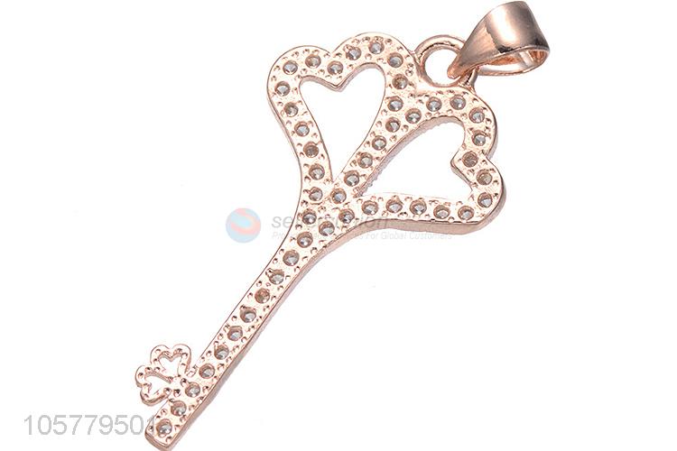 Newest Key Shape Copper Pendant Best Jewelry Accessories