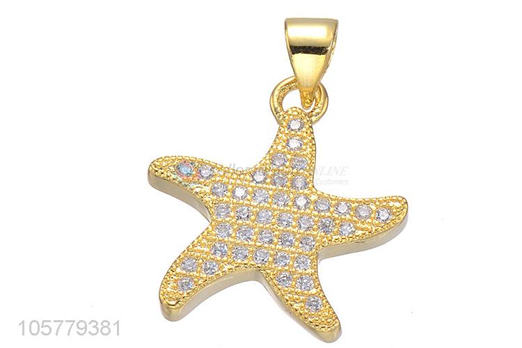 Wholesale Starfish Shape Necklace Pendant Fashion Jewelry