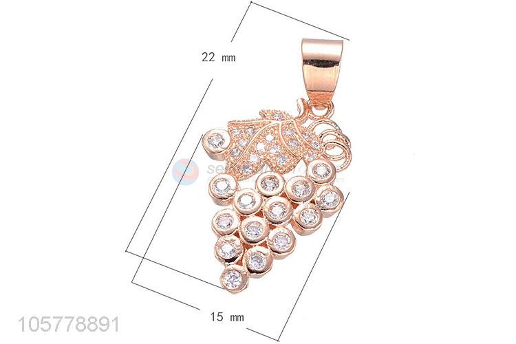 Wholesale Jewelry Accessories Copper Grape Shape Pendant