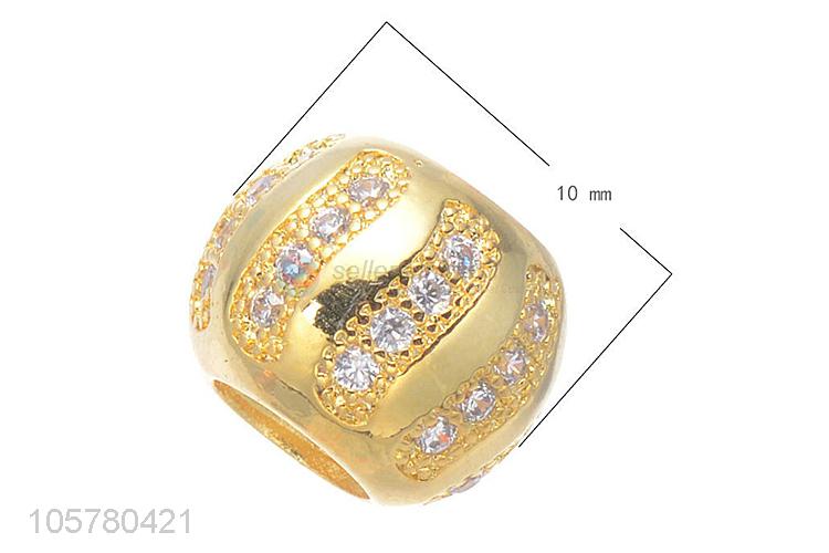 Delicate Design Big Hole Jewelry Accessories Spacer Bead