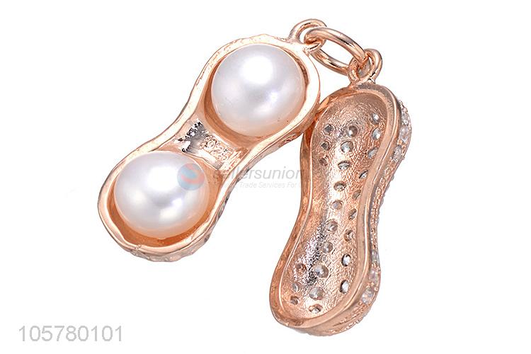 Fashion Peanut Shape Copper Accessories Best Necklace Pendant