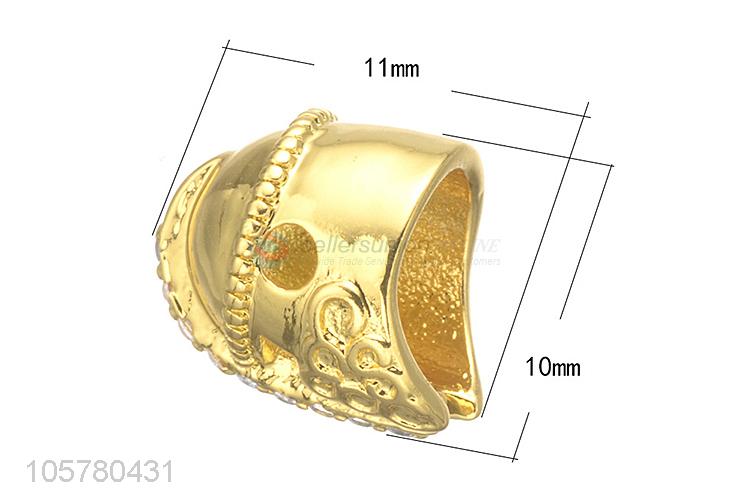 Unique Design Copper Hole Spacer Bead Fashion Jewelry Accessories