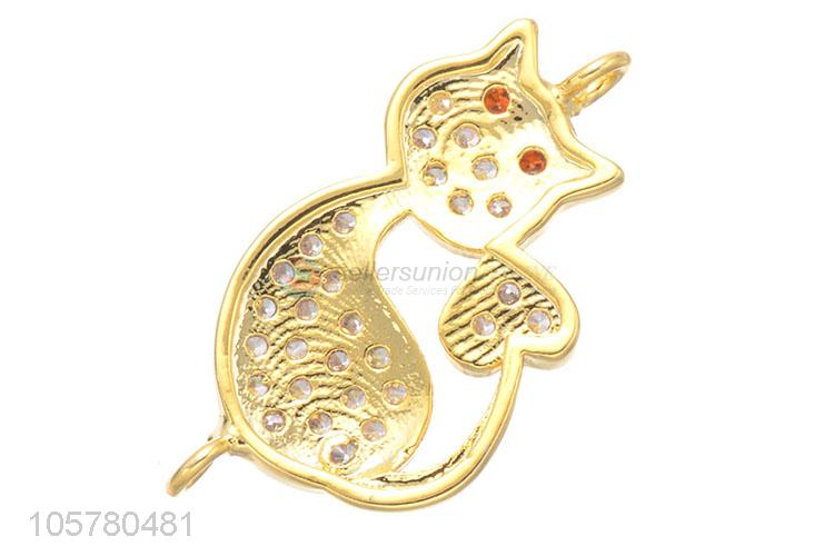 Fashion Cute Cat Shape Inlay Zircon Jewelry Accessories