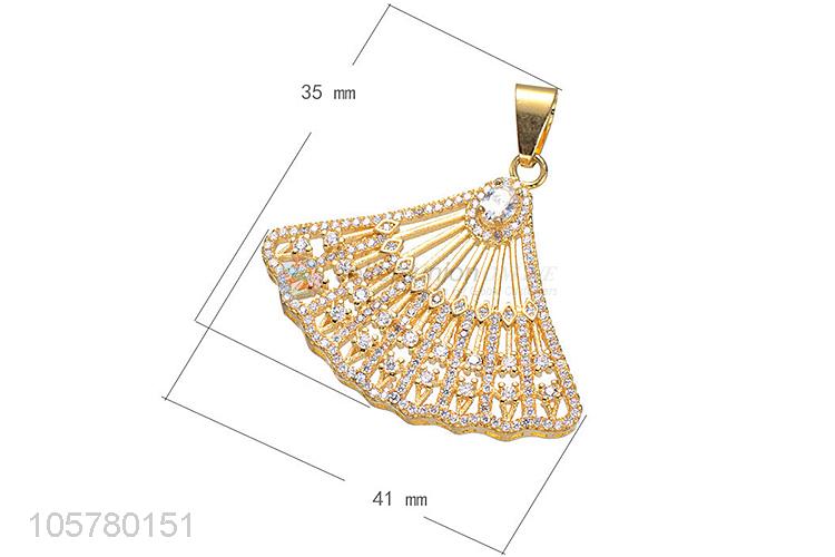 Good Sale Fan Shape Pendant Cheap Necklace Accessories