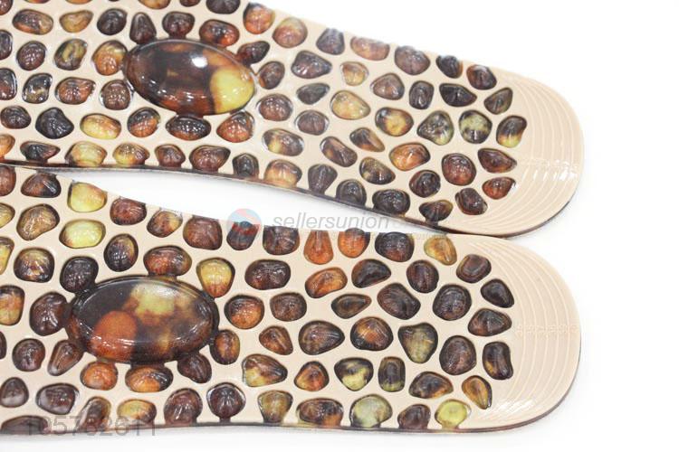 Yiwu factory men cobblestone type acupuncture TPR massage insoles