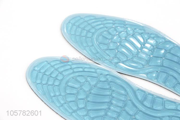 OEM factory women cooling soft pu gel foot massage insoles