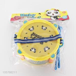 Good sale panda printed plastic drum for baby