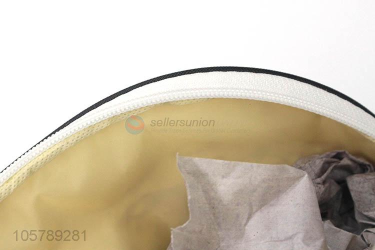 Good quality printed pu leather zipper cosmetic bag