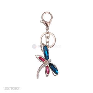 Suitable Price Dragonfly Shape Alloy Keychain for Car