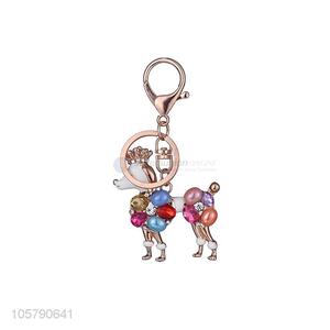Factory Price Poodle Keychain Car Pendant Bag Accessories