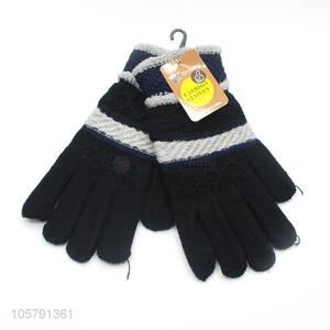 Good Sale Knitted Five Fingers Gloves Fashion Gloves For Man