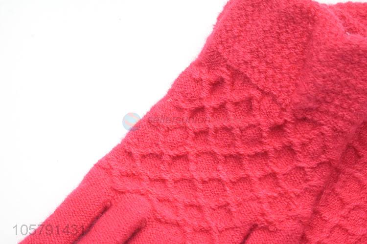 Delicate Design Ladies Warm Gloves Soft Gloves