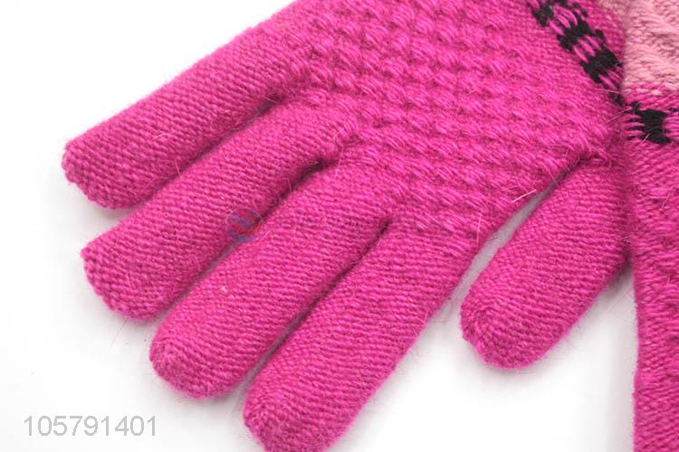 Wholesale Five Fingers Warm Gloves For Ladies