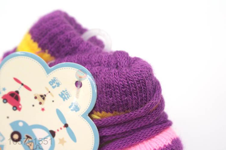 New Arrival Cartoon Warm Gloves With Rope For Children