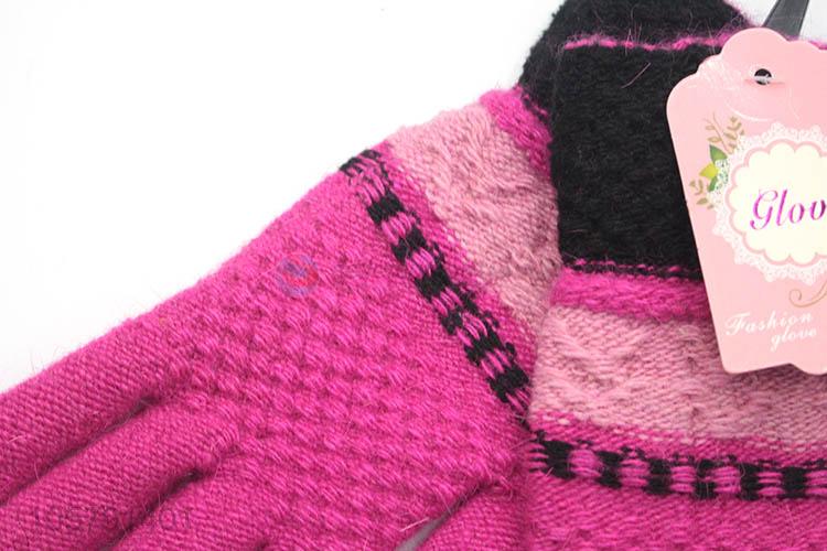 Wholesale Five Fingers Warm Gloves For Ladies