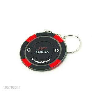 Hot Selling Round Soft PVC Key Chain