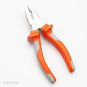 Best quality steel combination plier with plastic handle