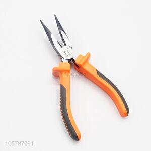 Premium quality plastic handle steel needle nose plier