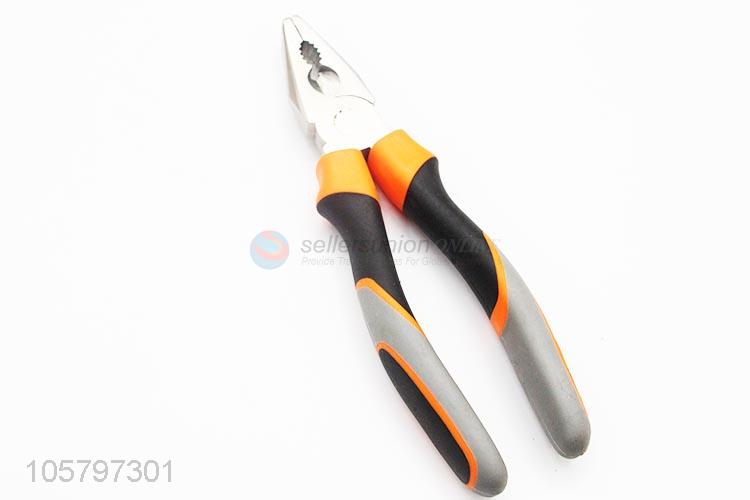 China suppliers steel combination plier with plastic handle