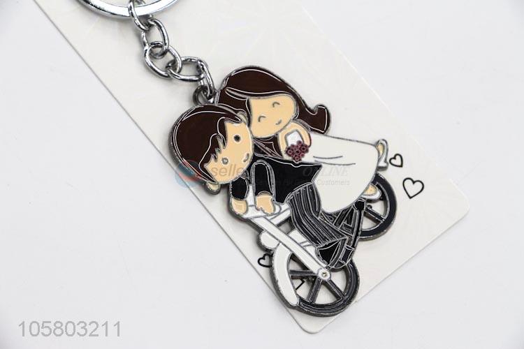 Promotional Item Charm Groom and Bride Pattern Keyring Bag Pendant