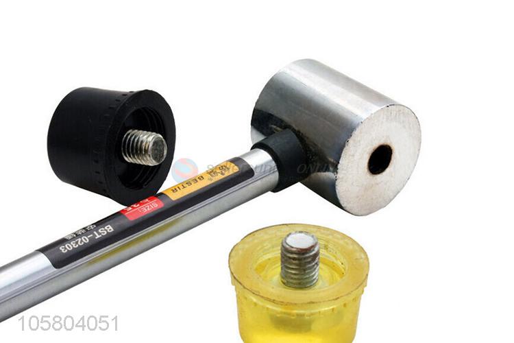 China suppliers double face pu hammer mallet DIY leather hammer