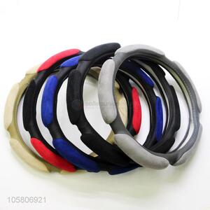 Direct factory supply suede fabric car steering wheel cover